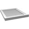 Ekena Millwork Vertical Surface Mount PVC Gable Vent w/ 2"W x 2"H , Brickmould Sill Frame, 20"W x 24"H GVPVE20X2403SN - alternate 2